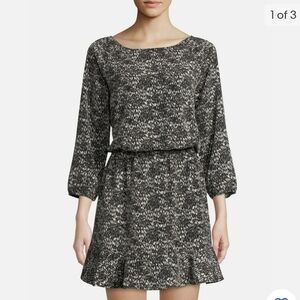 Joie Arryn B Caviar Flounce Sheath dress size Medium
